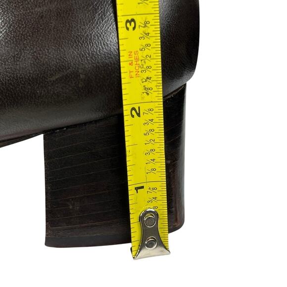 Fragiacomo Women’s Brown Leather Side Zip Ankle Boot Size 38 US 7.5 - Picture 12 of 12